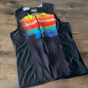 Louis Garneau Multicolor Cycling Vest Large